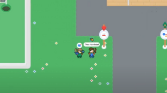 Google IO game screenshot